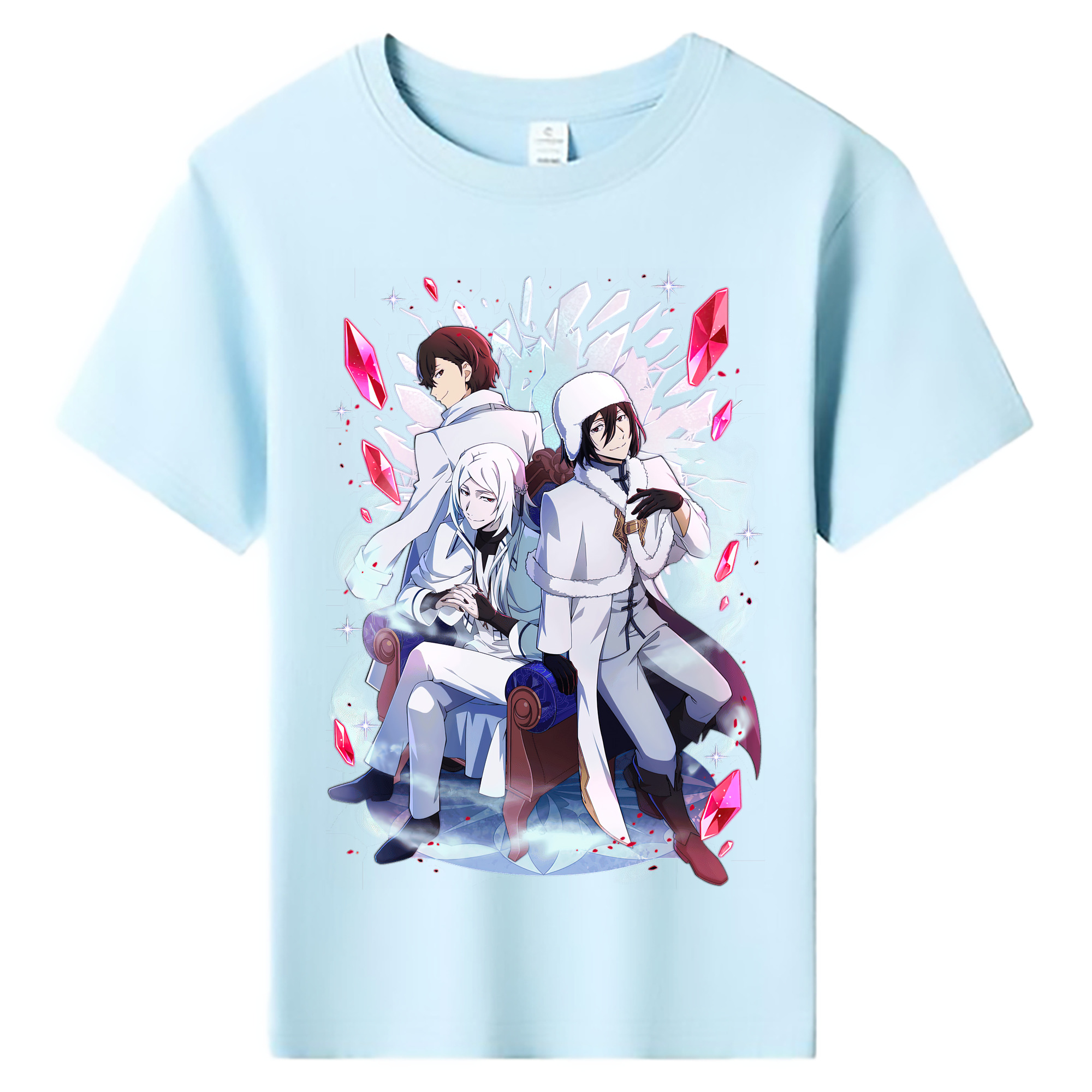 （画像用） 文豪ストレイドッグス Bungo Stray Dogs 綿100％キッズTシャツ（フロントプリント）